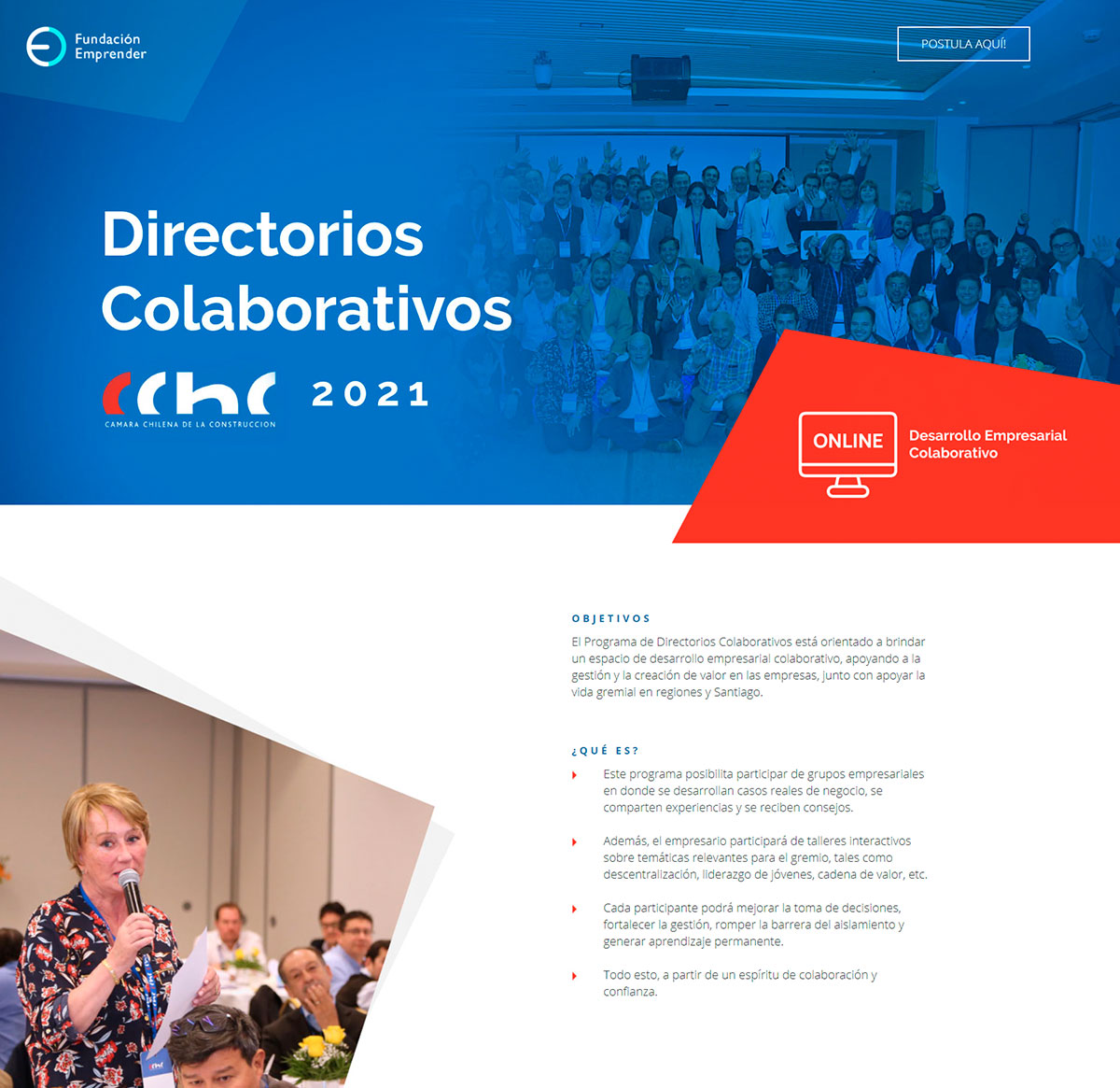 Landing Page Directorios Colaborativos