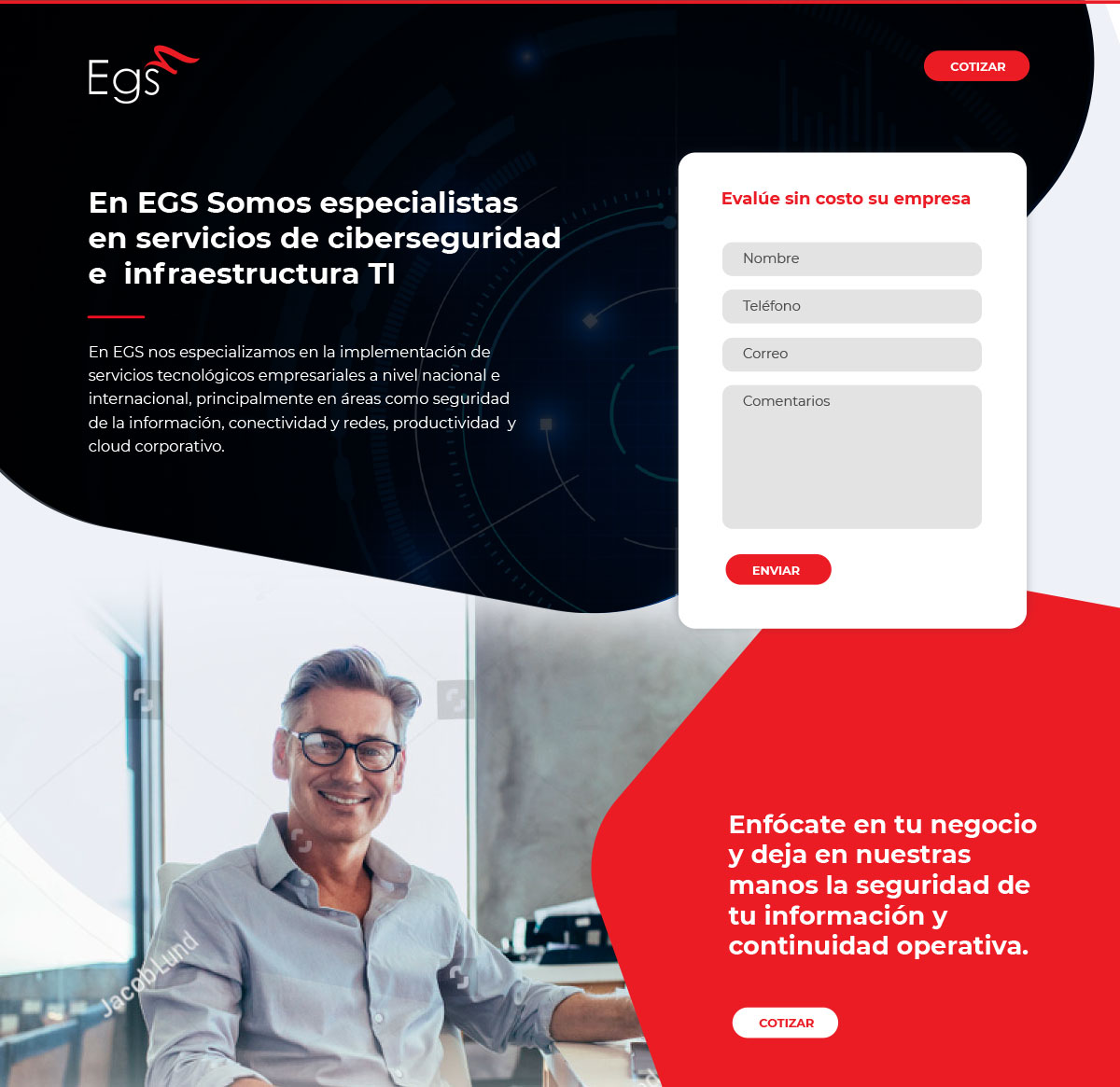 Landing Page Ciber Seguridad