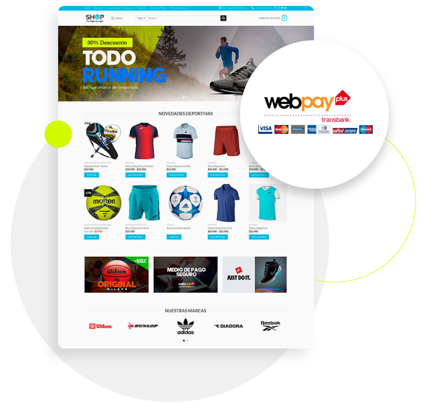 Tienda Online con Webpay 