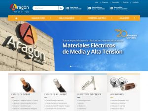 diseño web materiales electricos